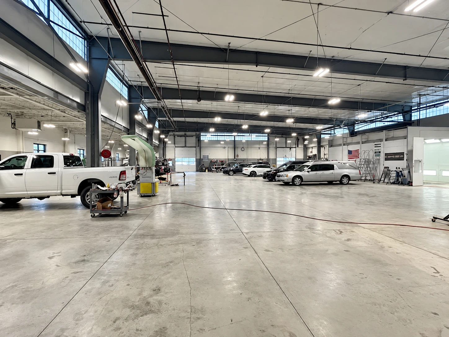Wide view of the Heritage workshop